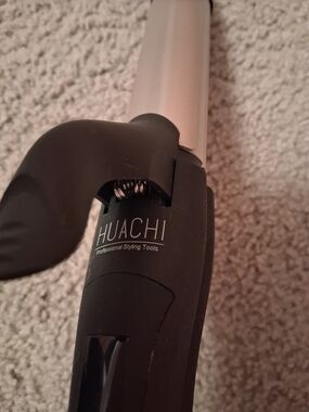 Black and Silver Curling Iron - Professional Hair Styling Clamp